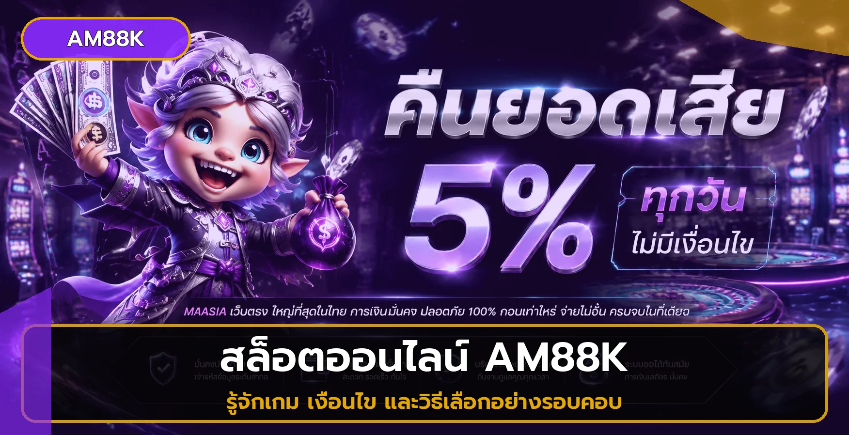 คู่มือสล็อตออนไลน์ AM88K และการเลือกเกม
